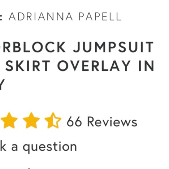 White color block jumpsuit - Picture 5 of 7